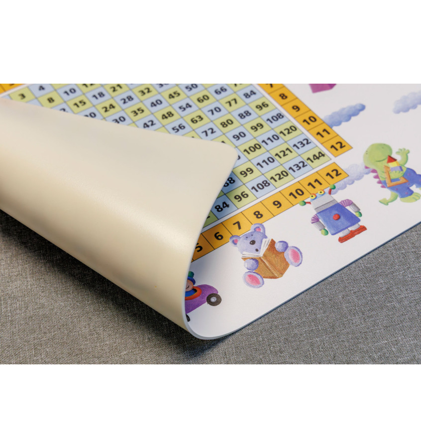 Elastyczna podkładka na biurko 60x40cm - TABLICZKA MNOŻENIA