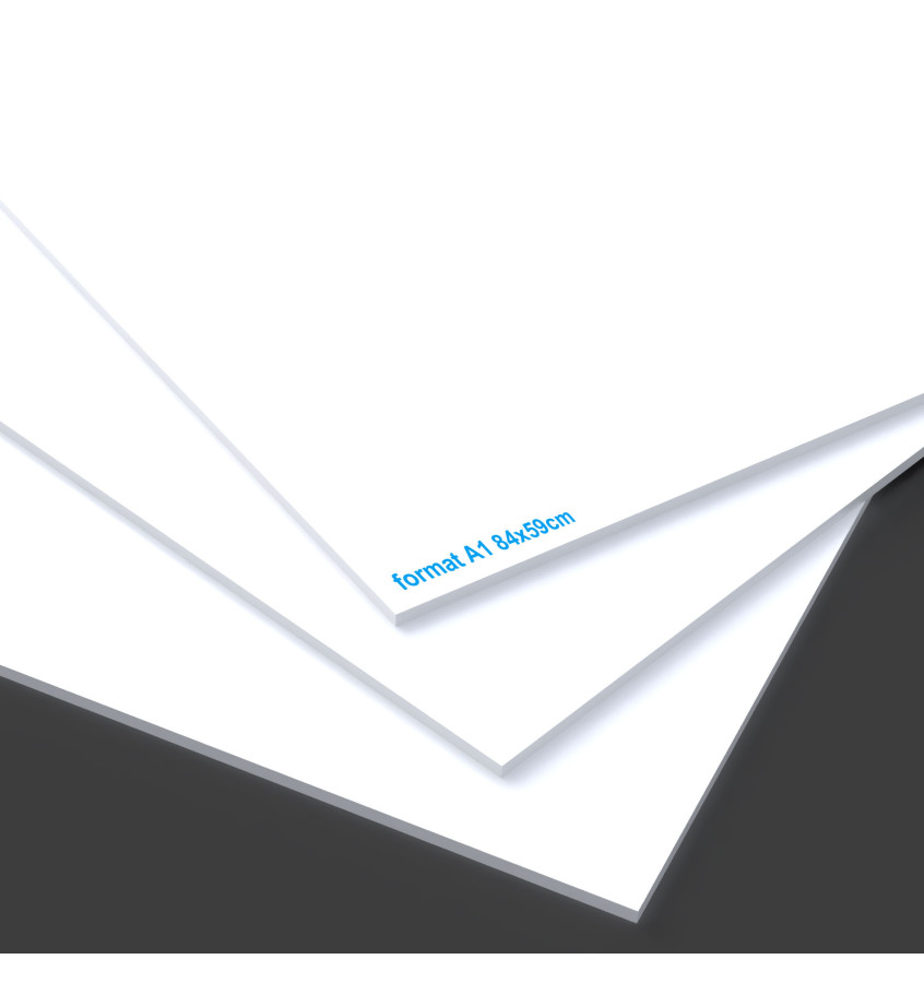 Biała tablica samoprzylepna A1 z suchościeralną powierzchnią