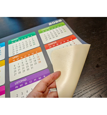 Podkładka na biurko 60x40 cm z kalendarzem 2026 i 2027
