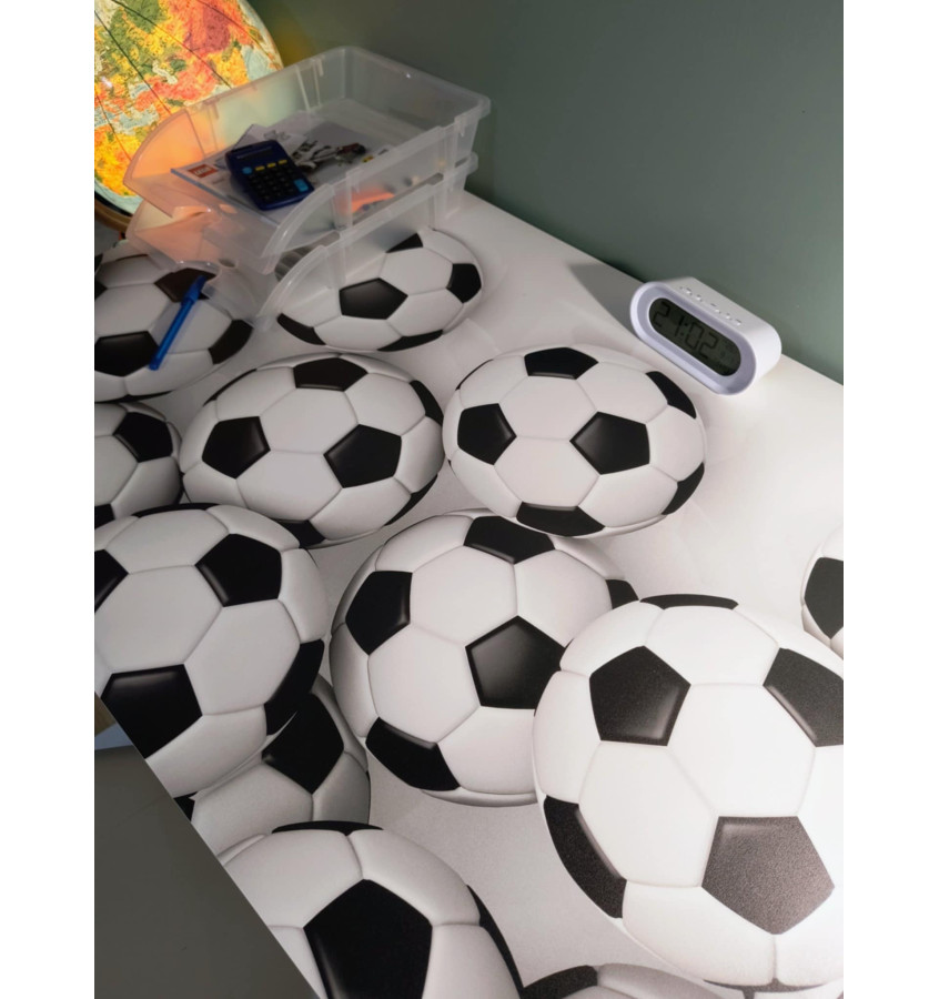 Podkładka 151x65 cm na biurko MALM z IKEA ze wzorem PIŁKA NOŻNA