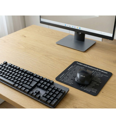 Podkładka pod mysz 25x20 cm ze skrótami Windows, Excel i Word