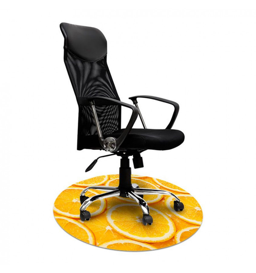 Mata ochronna pod krzesło na kółkach z grafiką 025 - pod fotel obrotowy - okrągła średnica 100cm gr. 13mm