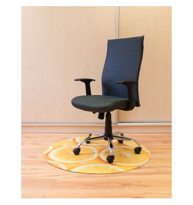Mata ochronna pod krzesło na kółkach z grafiką 025 - pod fotel obrotowy - okrągła średnica 100cm gr. 13mm