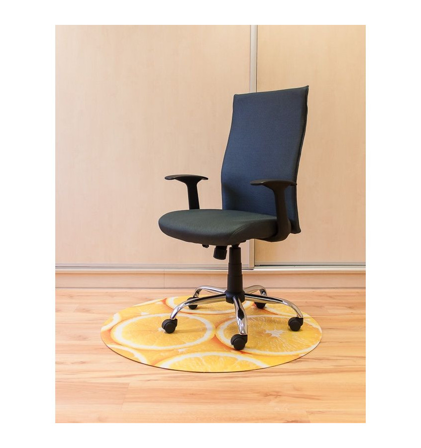 Mata ochronna pod krzesło na kółkach z grafiką 025 - pod fotel obrotowy - okrągła średnica 100cm gr. 13mm