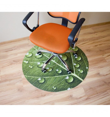 Mata ochronna pod krzesło na kółkach z grafiką 031 - pod fotel obrotowy - okrągła średnica 100cm gr. 13mm
