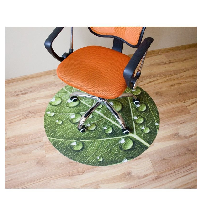 Mata ochronna pod krzesło na kółkach z grafiką 031 - pod fotel obrotowy - okrągła średnica 100cm gr. 13mm