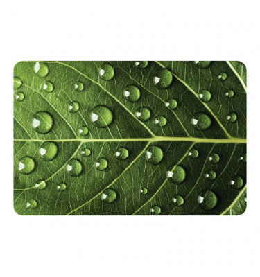 Mata 120x180cm gr 13mm  ze wzorem 031 - LIŚĆ MAKRO