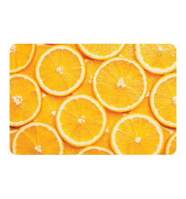 Mata 120x180cm gr 13mm ze wzorem 025 - PLASTRY POMARAŃCZY