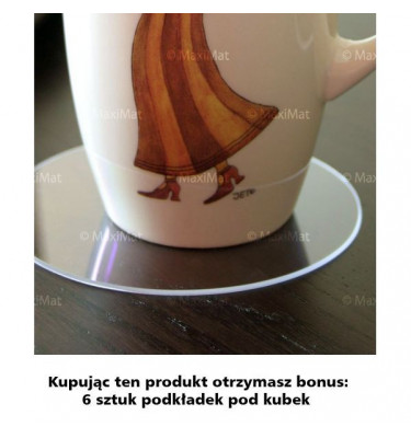 Podkładka na biurko 50x70cm przezroczysta mata DESKPAD na stół + BONUS