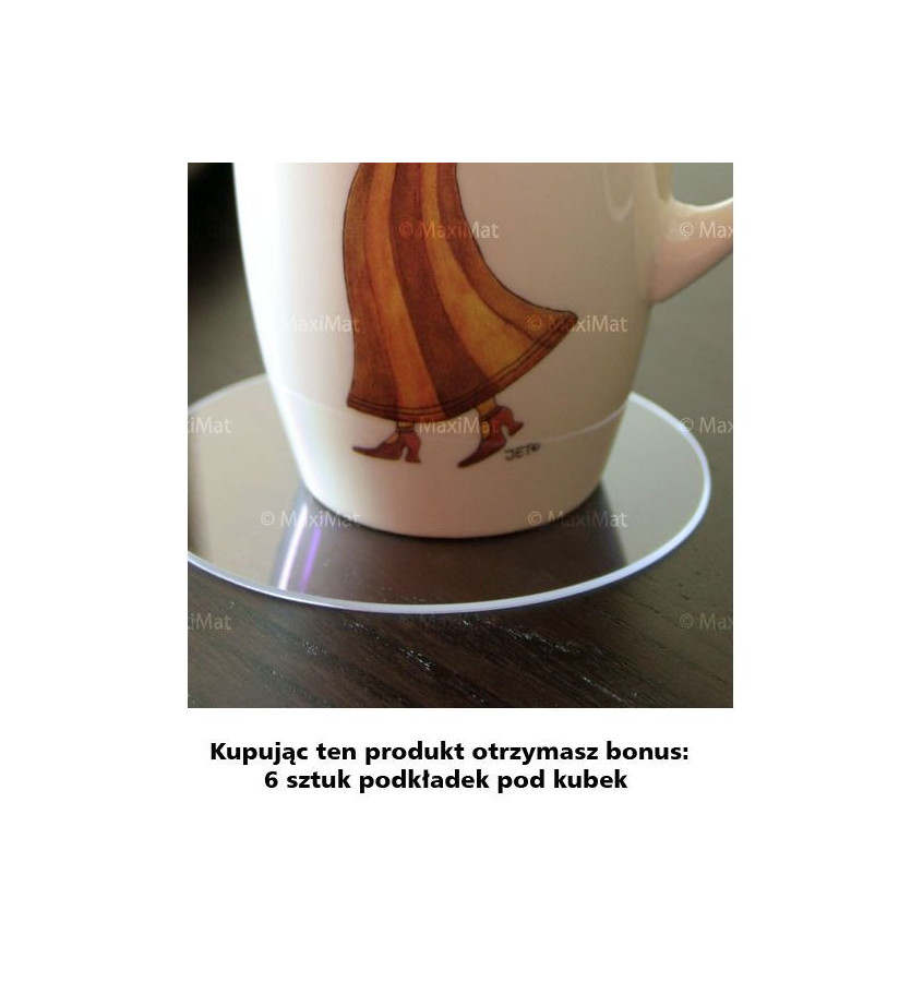 Podkładka na biurko 50x70cm przezroczysta mata DESKPAD na stół + BONUS