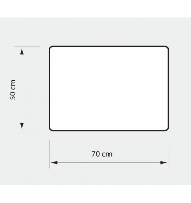 Podkładka na biurko 50x70cm przezroczysta mata DESKPAD na stół + BONUS