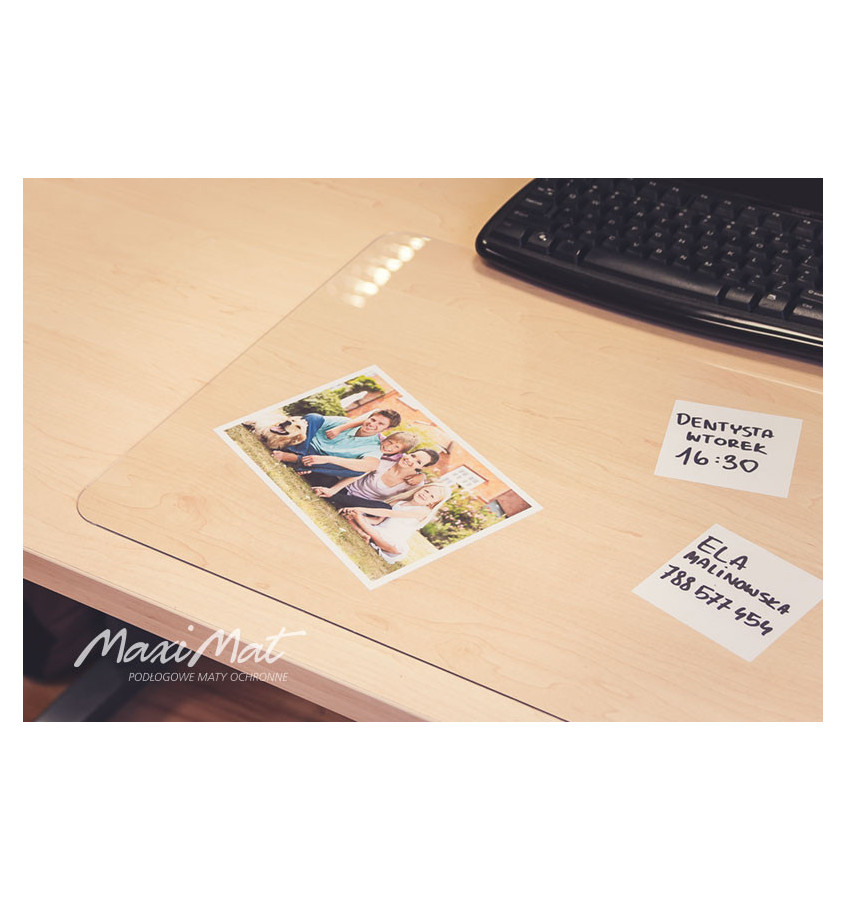 Podkładka na biurko 50x70cm przezroczysta mata DESKPAD na stół + BONUS
