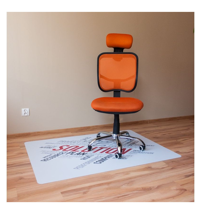 Mata 100x140cm gr 13mm z nadrukiem 038 - SOLUTION napisy