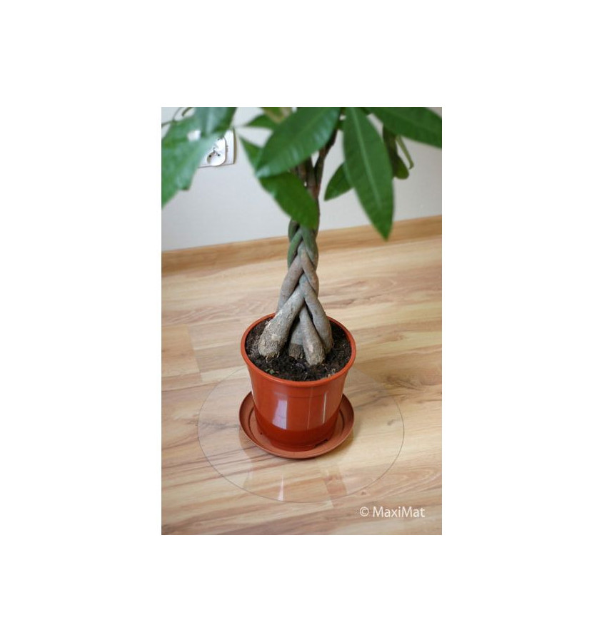 Podkładka średnica 50 cm pod doniczkę miskę przezroczysta