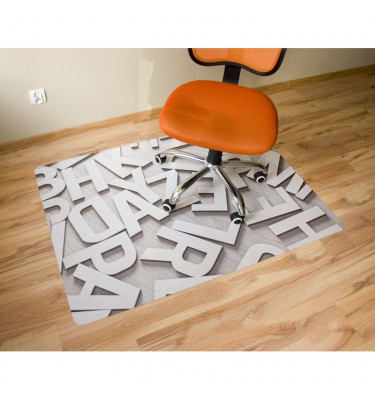 Mata 100x140cm gr 13mm ze wzorem 040 - LITERY 3D