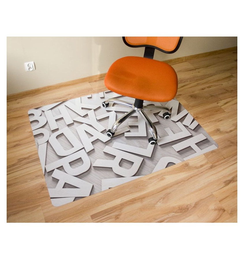 Mata 100x140cm gr 13mm ze wzorem 040 - LITERY 3D