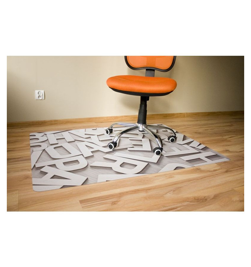 Mata 100x140cm gr 13mm ze wzorem 040 - LITERY 3D