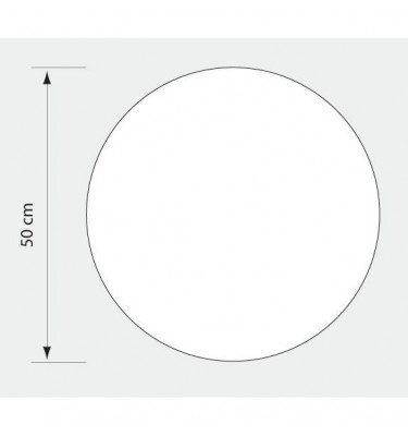 Podkładka średnica 50 cm pod doniczkę miskę przezroczysta