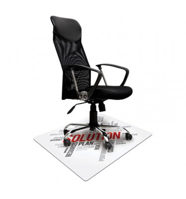Mata ochronna pod fotel na kółkach z nadrukiem  SOLUTION 038 - 80x120cm -  gr. 13mm