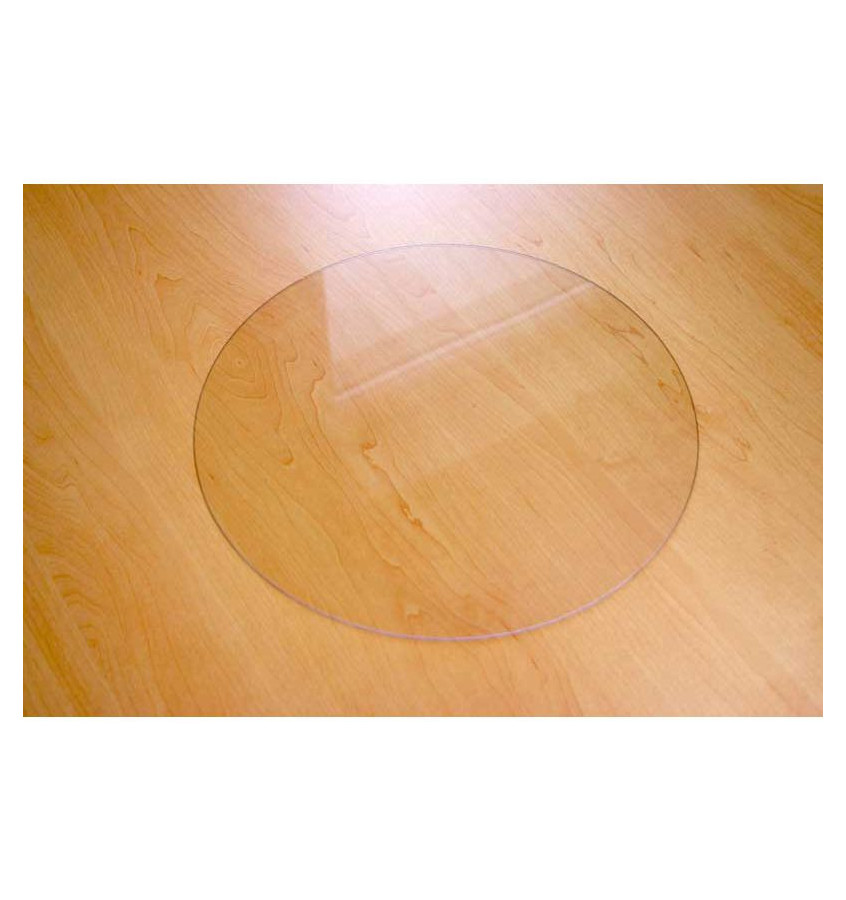 Okrągła podkładka pod doniczkę miskę śr. 40cm przezroczysta 