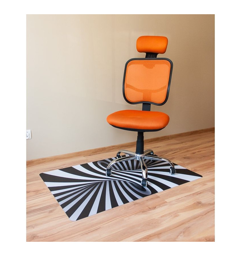 Mata ochronna pod fotel na kółkach z nadrukiem 039 - 80x120cm -  gr. 13mm