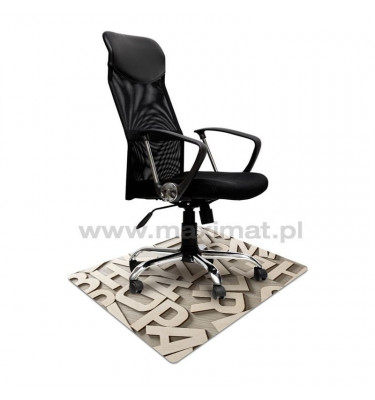 Mata ochronna pod fotel na kółkach z nadrukiem 040 - 80x120cm - gr. 13mm
