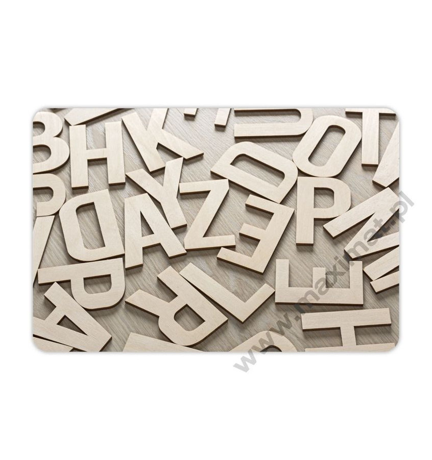 Mata ochronna pod fotel na kółkach z nadrukiem 040 - 80x120cm - gr. 13mm