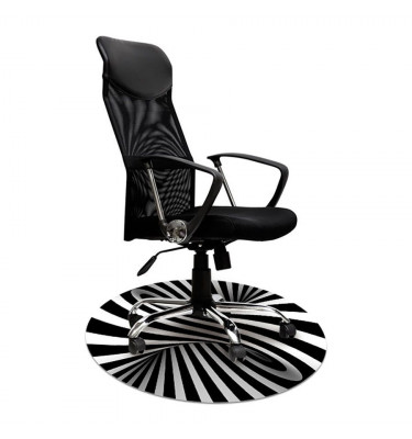 Mata ochronna pod krzesło na kółkach z grafiką 039 - pod fotel obrotowy - okrągła średnica 100cm gr. 13mm