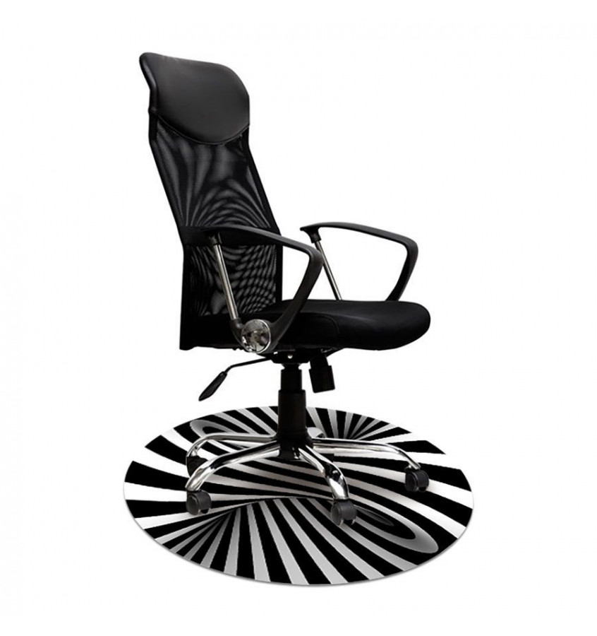 Mata ochronna pod krzesło na kółkach z grafiką 039 - pod fotel obrotowy - okrągła średnica 100cm gr. 13mm