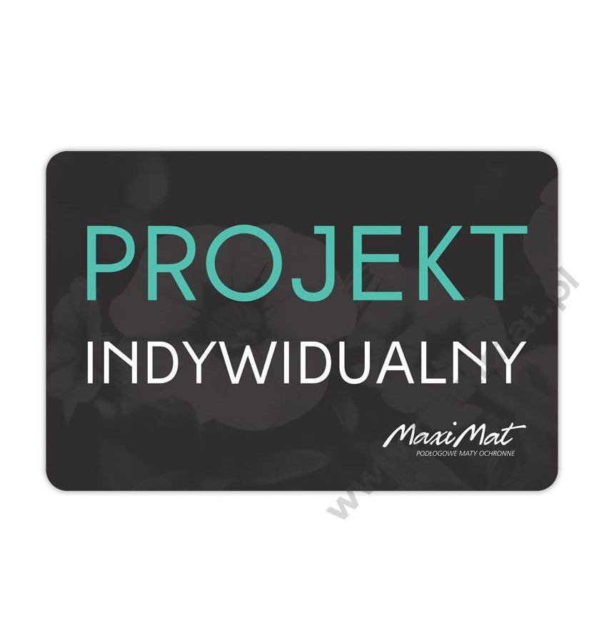 Podkładka ochronna pod krzesło z nadrukiem indywidualnym - 120x180cm gr. 13mm