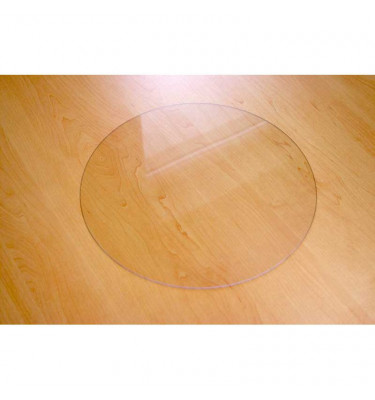 Podkładka ochronna okrągła 30 cm pod doniczkę miskę przezroczysta