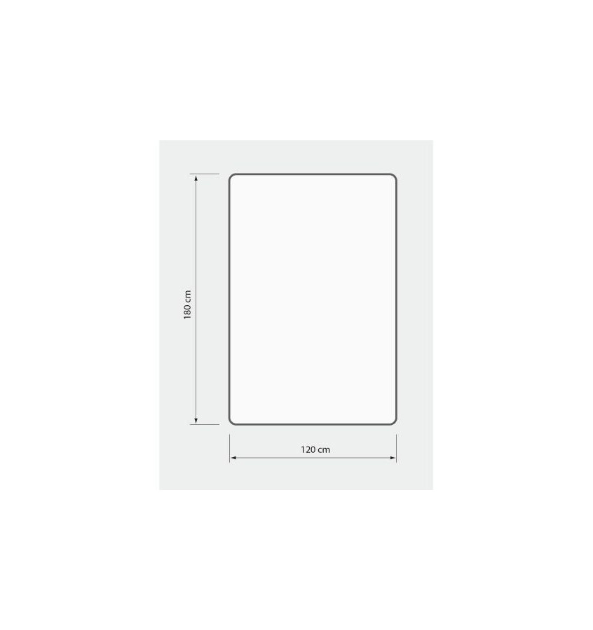 Duża mata ochronna 120x180cm pod krzesło biurowe gr. 1mm