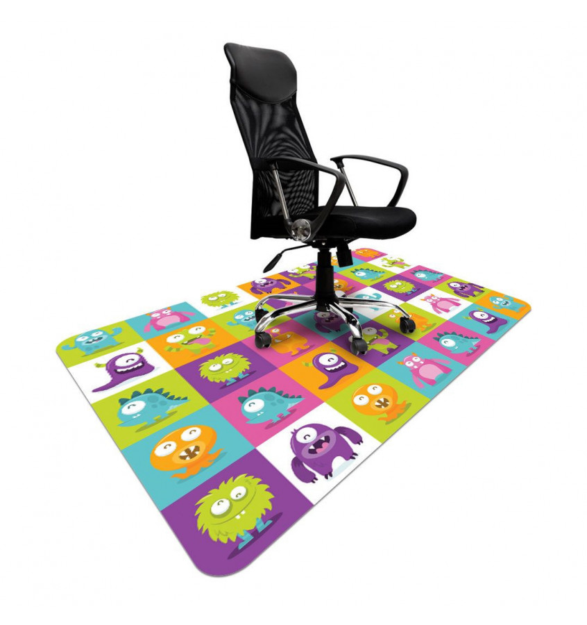 Podkładka ochronna ze wzorem 044 - pod krzesło z nadrukiem - 120x180cm -  gr. 13mm