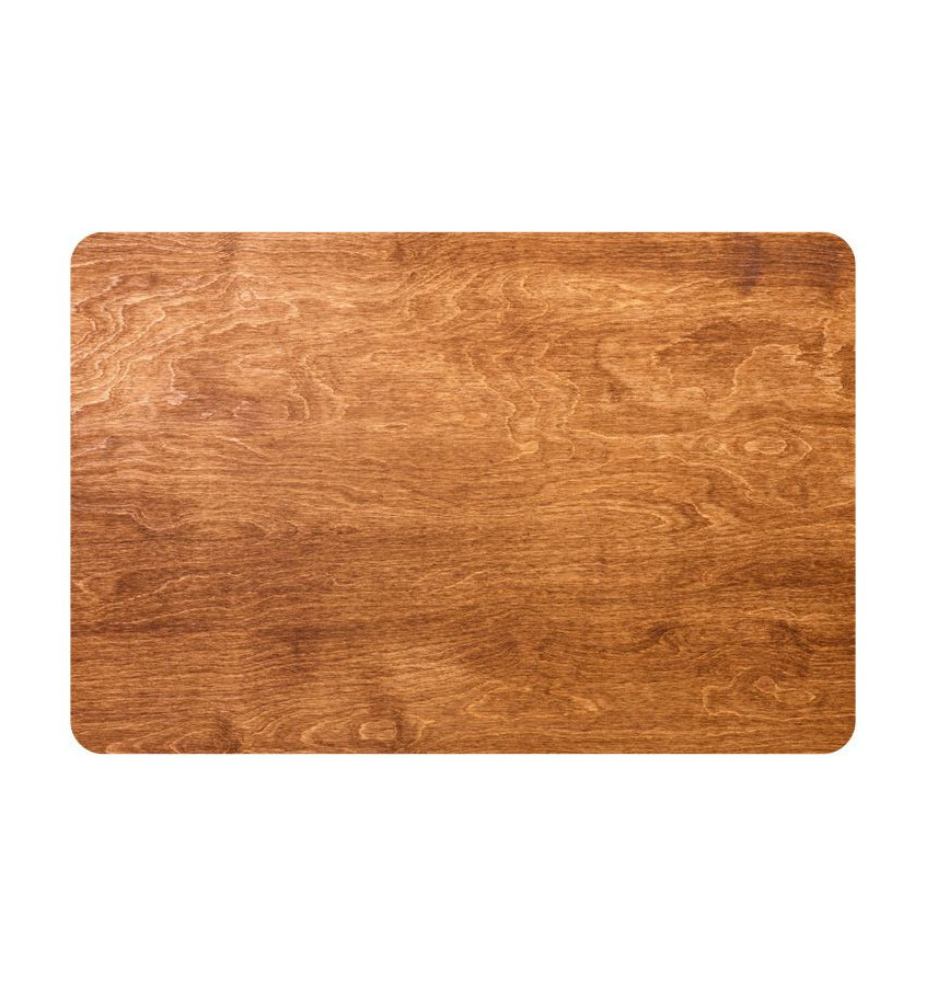 Mata 100x140cm gr 13mm pod krzesła ze wzorem 066 - DREWNO