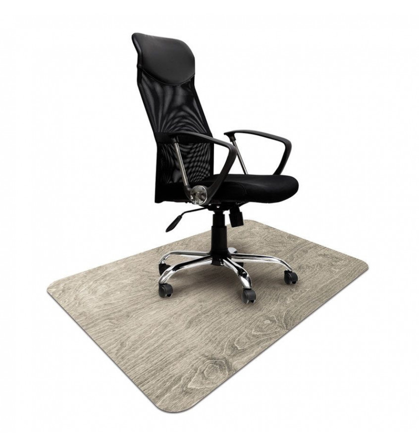 Mata 100x140cm gr 13mm pod krzesła z grafiką 067 - DREWNO