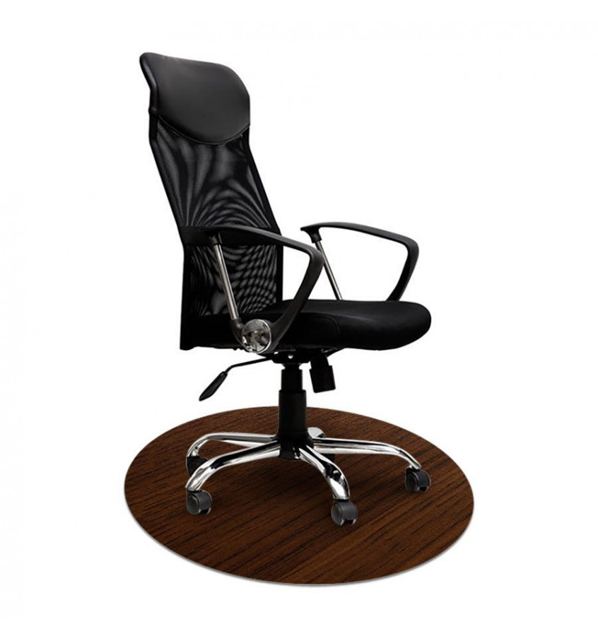 Mata ochronna pod krzesło na kółkach z grafiką 072 - pod fotel obrotowy - okrągła śr. 100cm gr. 13mm