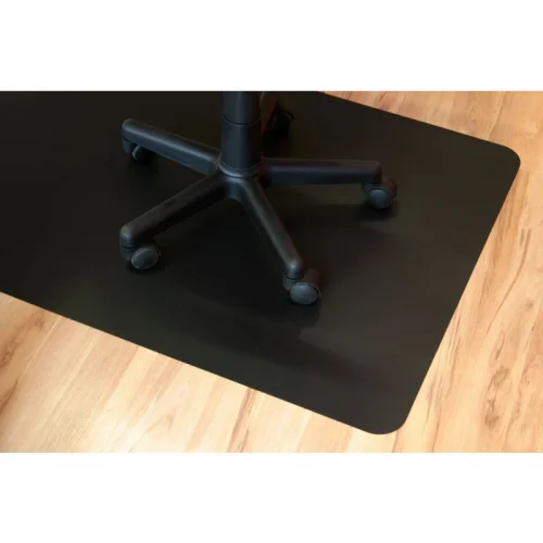 Duża gruba mata ochrona podłogi pod krzesłem, grubość 1,7mm, kolor czarny