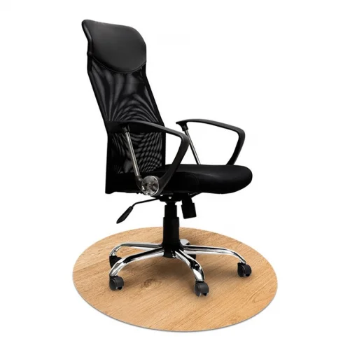 Elastyczna mata ochronna pod krzesło na kółkach z grafiką 073 - pod fotel obrotowy - okrągła śr. 100cm, gr. 2,2mm