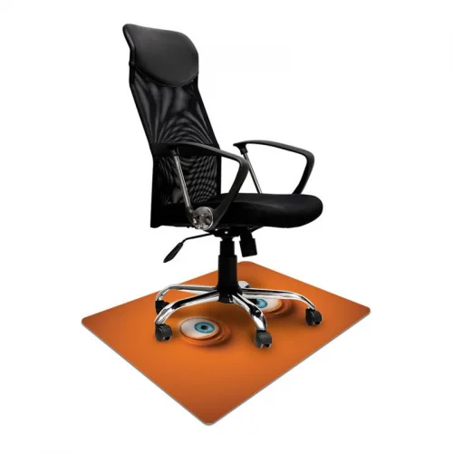 Mata ochronna pod krzesło na kółkach z grafiką 045 - pod fotel obrotowy - 80x120cm -  gr. 1,3mm