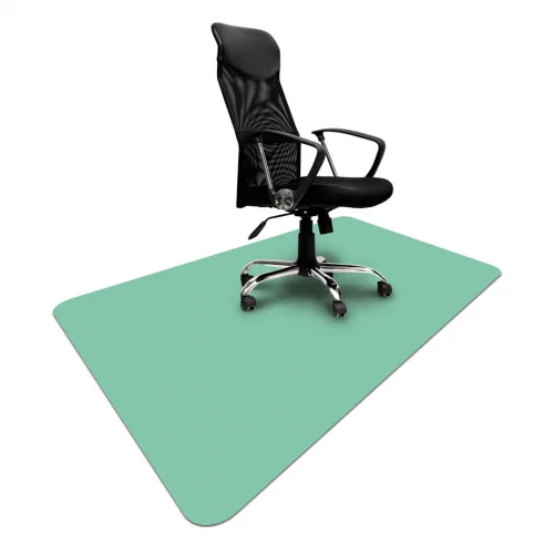 Duża mata pod krzesło biurowe, kolor zielony miętowy 120x180cm , gr 2,2mm