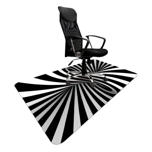 Elastyczna podkładka ochronna pod krzesło 120x180cm gr. 2,2mm z grafiką 039 - OP-ART