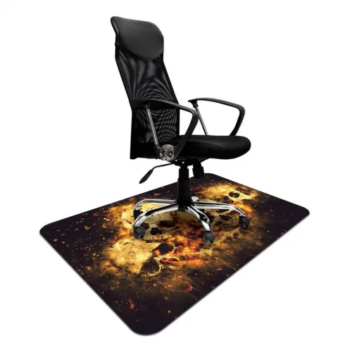 Maty ochronne pod krzesła ze wzorem 057 - pod krzesło biurowe - 100x140cm -  gr. 1,3mm