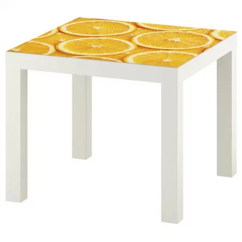 Mata ochronna na stolik LACK 55x55 plastry pomarańczy