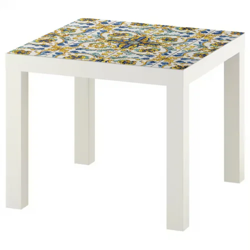 Podkładka 55x55 cm na stolik LACK lub HEMNES z Ikea kafelki vintage