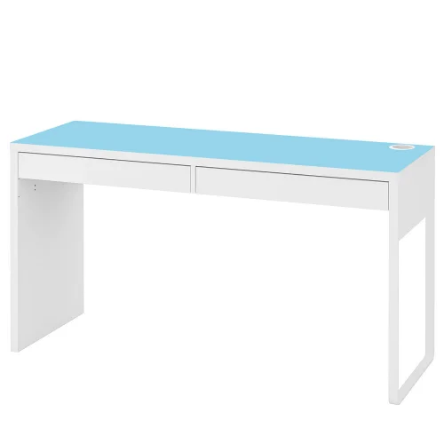 Podkładka na biurko MICKE z IKEA 142x50cm - NIEBIESKA