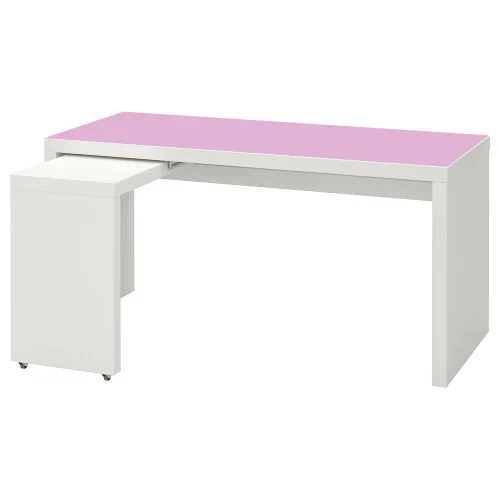 Mata ochronna podkładka na biurko MALM 151x65 różowa