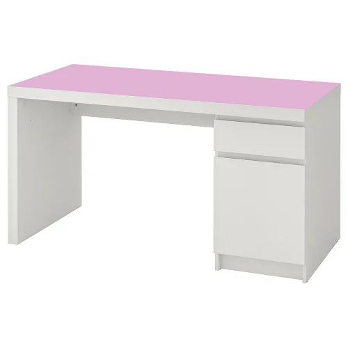 Mata ochronna podkładka na biurko MALM 140x65 różowa