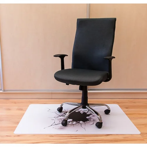 Mata ochronna pod krzesło na kółkach z grafiką 059 - pod fotele obrotowe - 80x120cm -  gr. 1,3mm