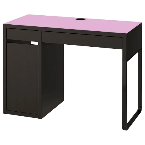 Różowa podkładka na cały blat biurka MICKE 105x50cm