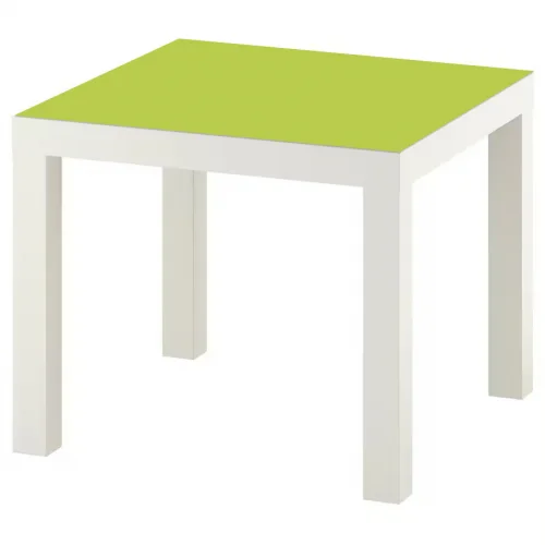 Limonkowa podkładka na stolik LACK z IKEA 55x55cm